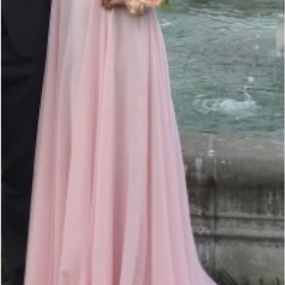 Prom dress with beading by Xscape. Retailed new $150 at Lord & Taylor. Size 6. - Picture 7 of 8